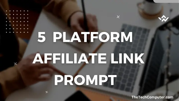 5 platform affiliate link promot