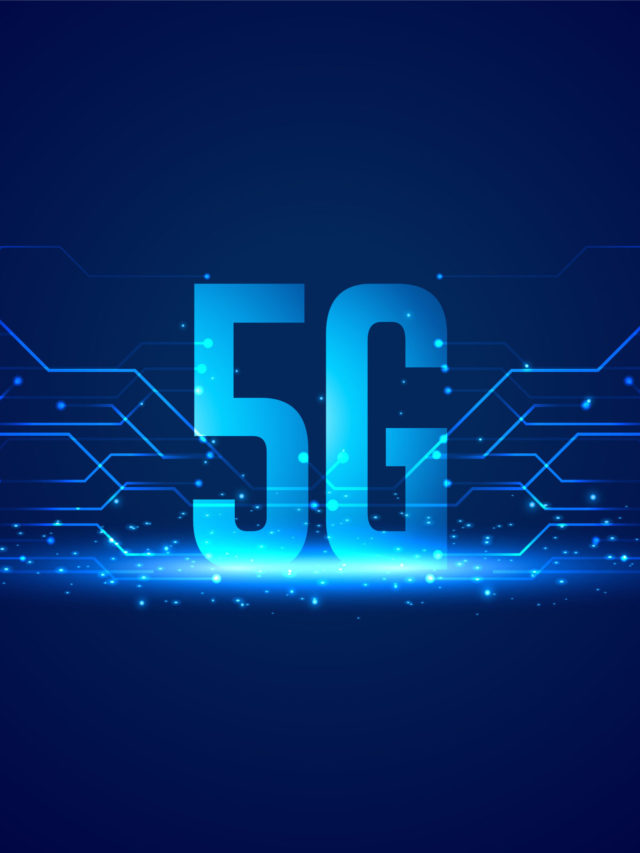 digital 5G technology concept background for superfast speed